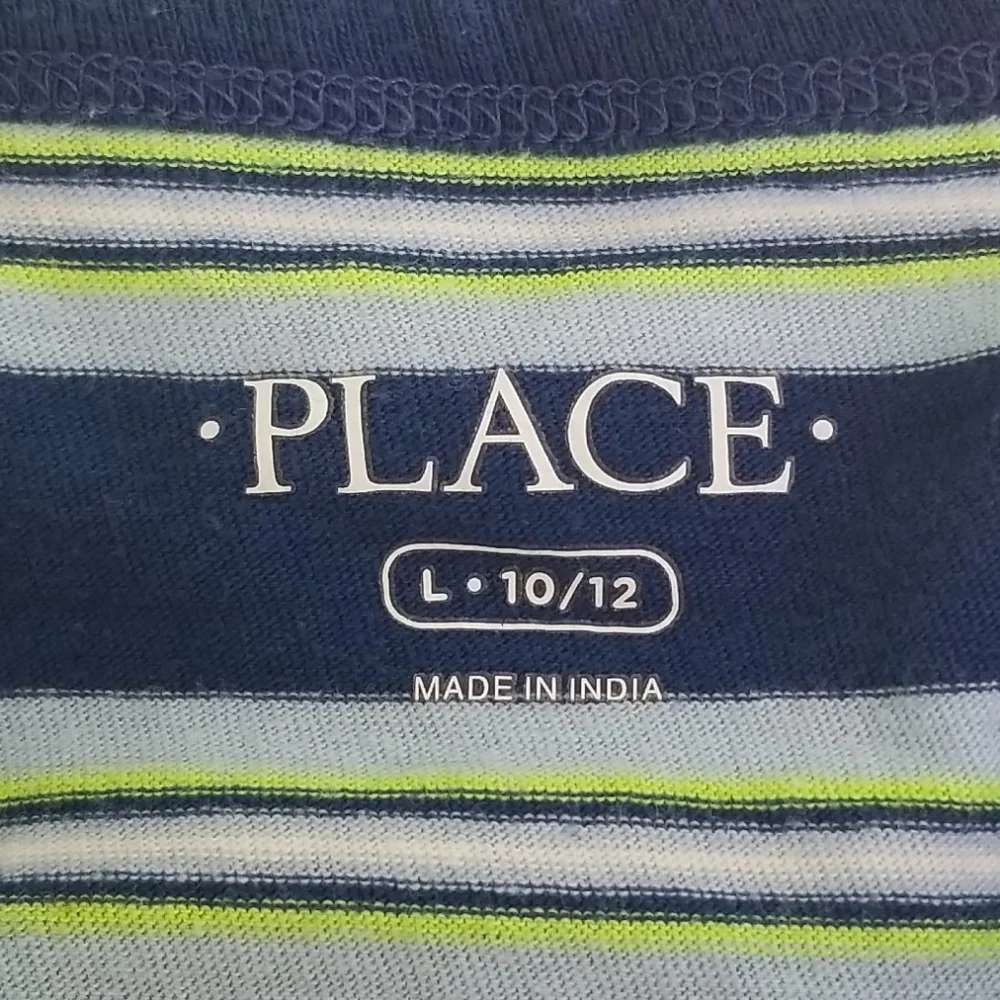 Childrens place striped tees large , set of 2 Shirts